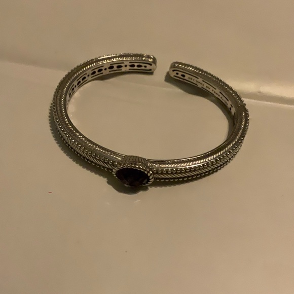Judith Ripka amethyst hinged bracelet - Picture 1 of 7